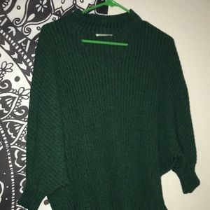 Faux vintage droop sleeve sweater